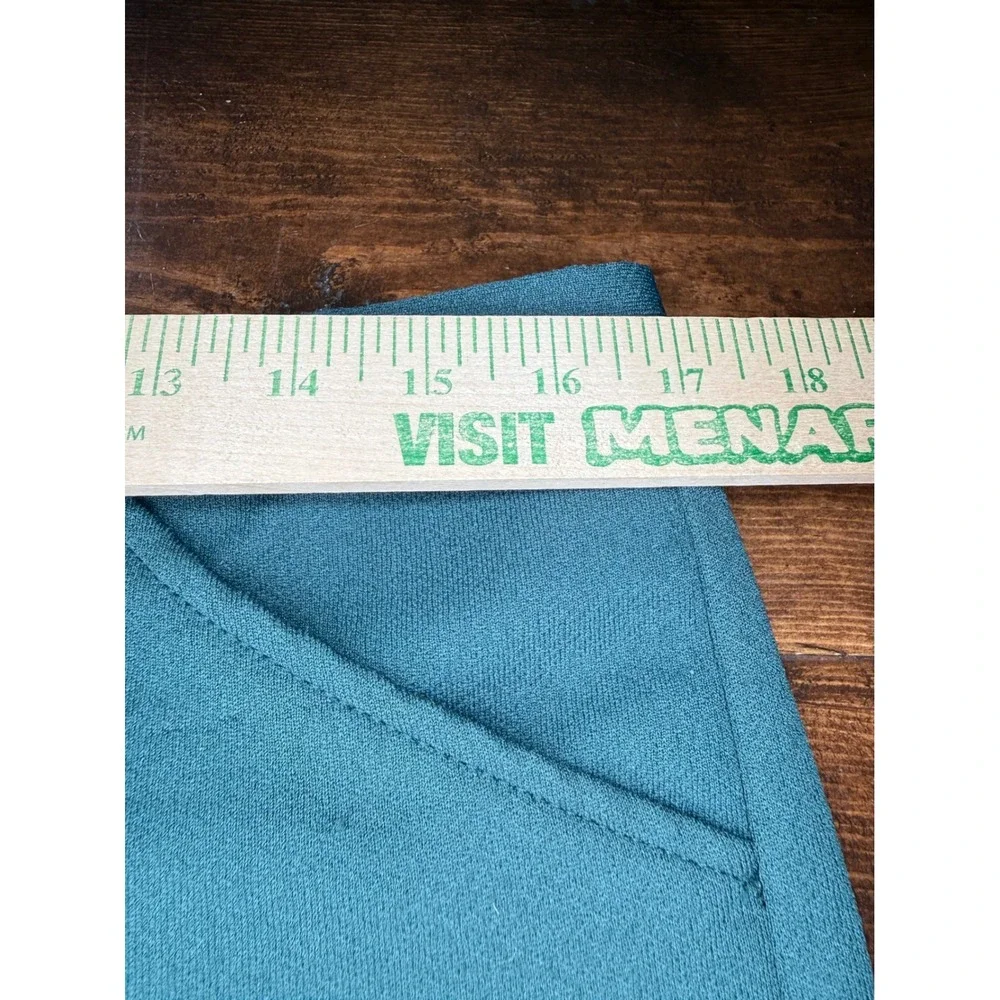 Haband of Paterson‎ Vintage Teal Green Knit Trousers Mens 35x27.5 Made in USA